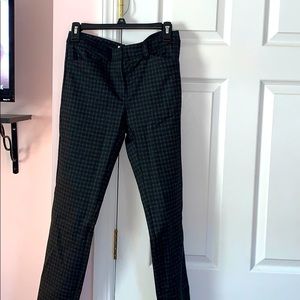 Calvin Klein stretchy plaid pants
